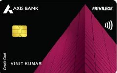 Axis Bank Privilege Credit Card