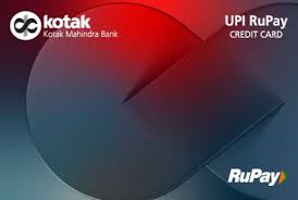 Kotak Mahindra Bank UPIRuPay Credit Card