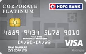 HDFC Bank Corporate Platinum Credit Card