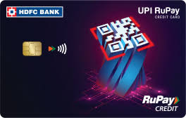 HDFC Bank UPI RuPay Credit Card SKARA-FINANCIAL