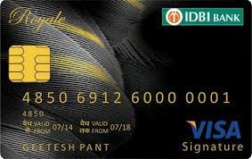 IDBI Bank Royale Signature Credit Card SKara-financial